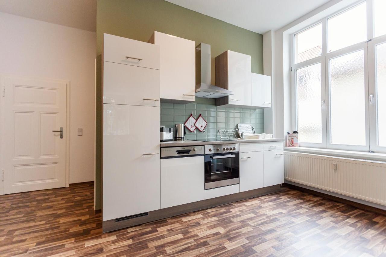 Wr Gruene Ferienwohnung In Der Alten Apotheke 韦尼格罗德 外观 照片